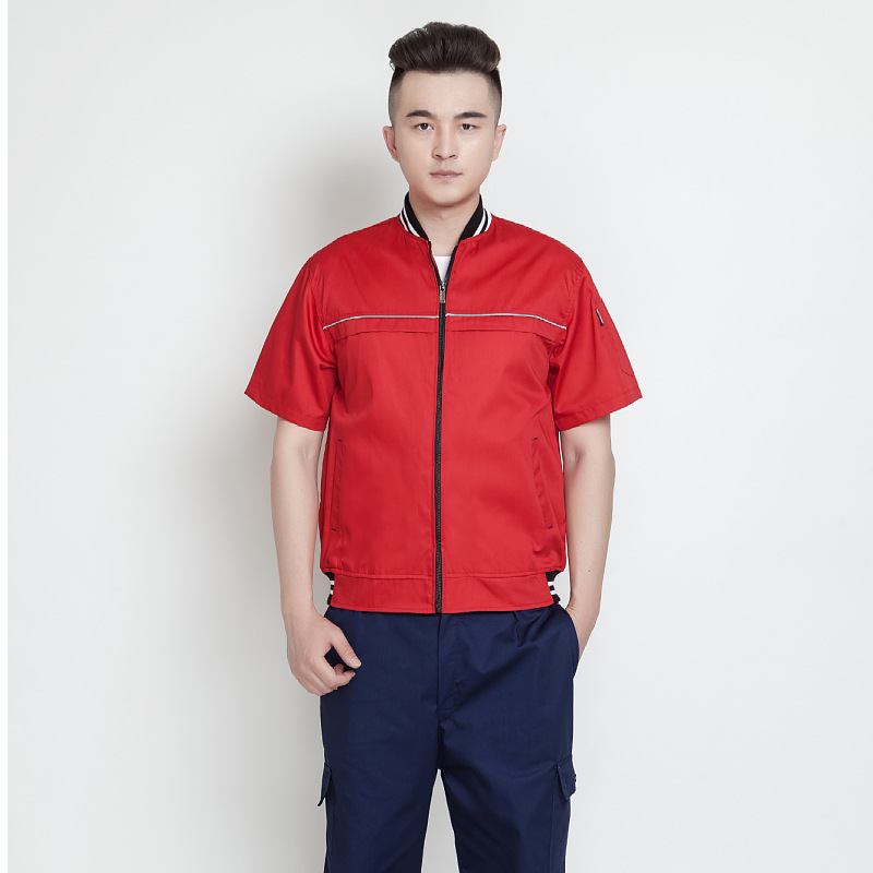 全工艺涤棉细斜纹工作服上衣B04-XD1701图5