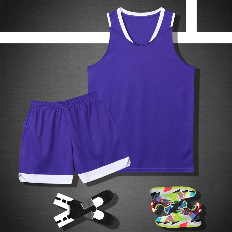 比赛速干运动篮球服套装YA-8607图5