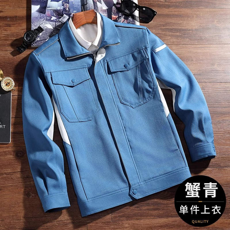 舒适好穿涤盖棉防静电工作服套装上衣B11-涤盖棉03款上衣图4