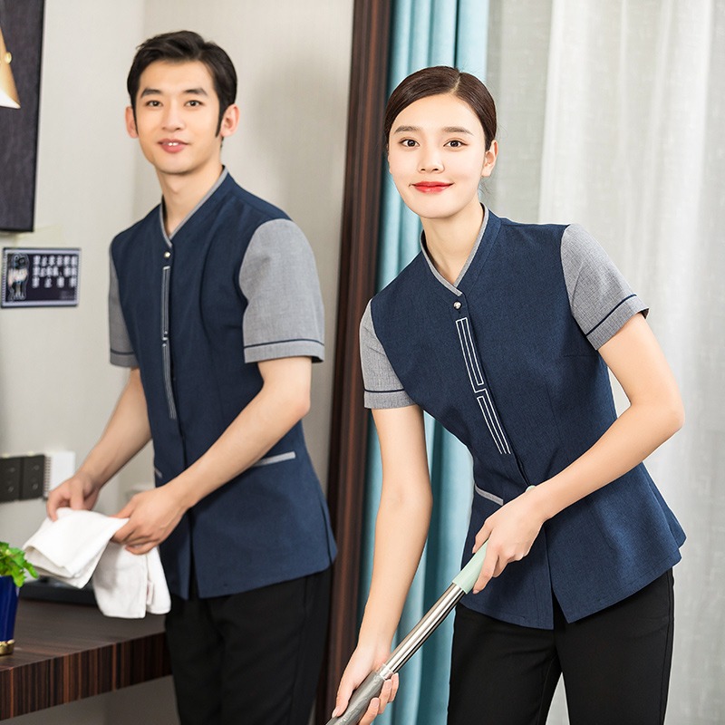 大长城短袖保洁服通款H01-2022-11图3
