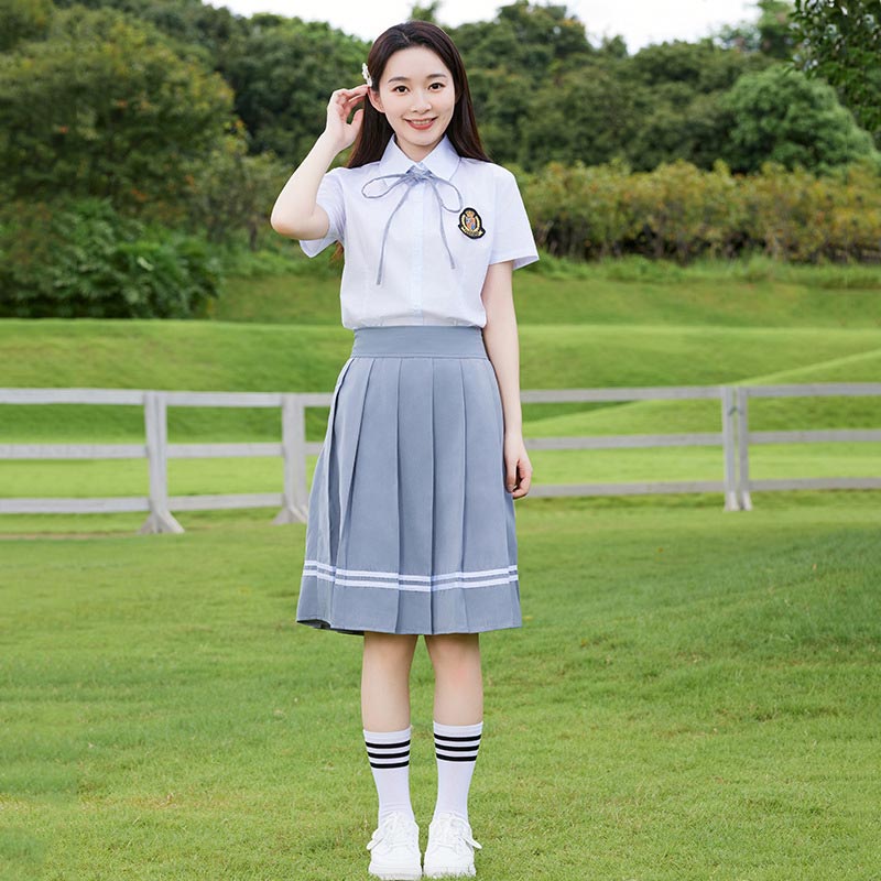 校园学生大合唱诗歌朗诵演出服两件套套装H23-013两件套套装图2