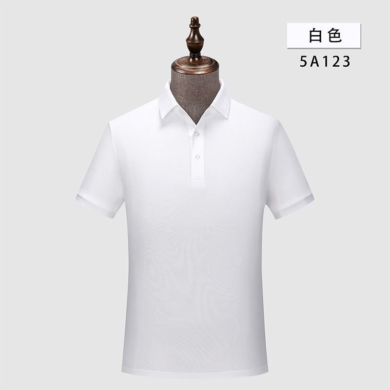 225g珠花拉架纯色短袖翻领W02-5A123图10
