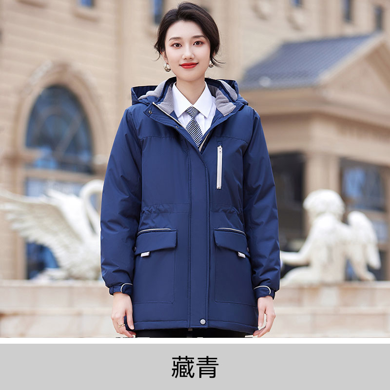 秋冬保暖带帽大口袋棉服女款DY7-2289女款图2