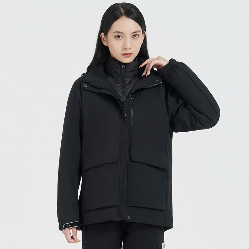 户外防水防风羽绒内胆三合一冲锋衣两件套女款KH1-88Q77羽绒女款图2