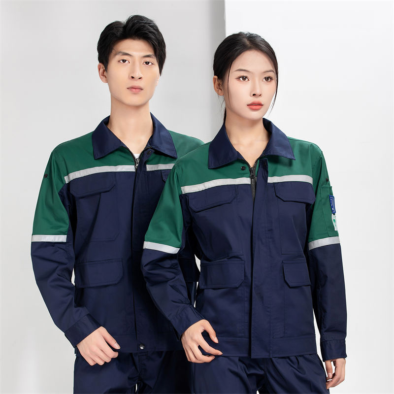 夏季网格防静电长袖工作服套装H22-23622图5