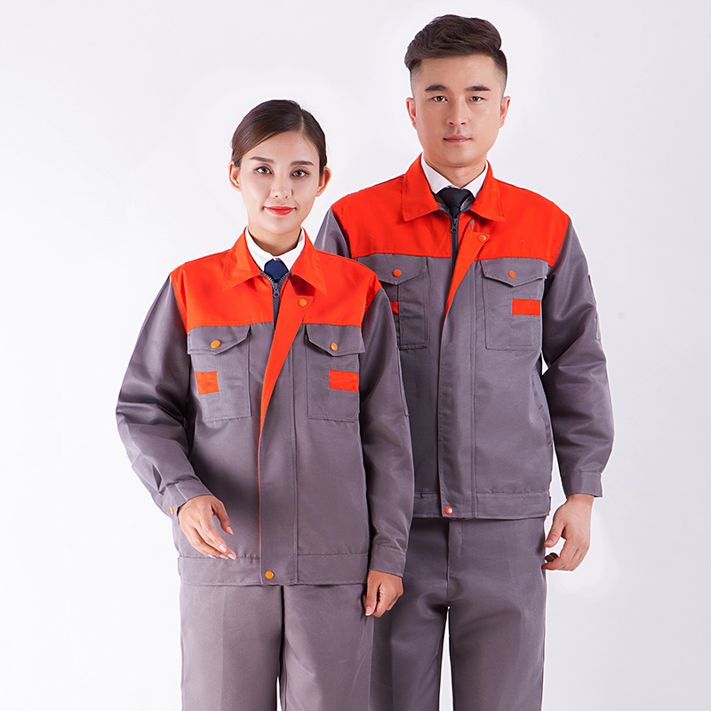 涤丝磨毛拼色工装上衣HBY-T5201-T5209涤丝上衣图10