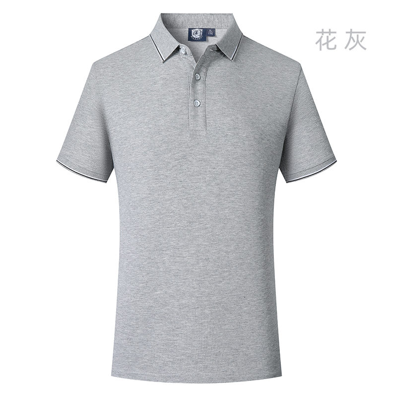 220g32支巴洛克珠地翻领短袖POLO衫GJ28-8888图8