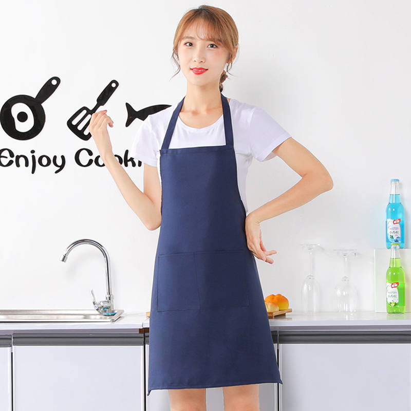 制服呢防污耐磨挂脖围裙HD1-016图8