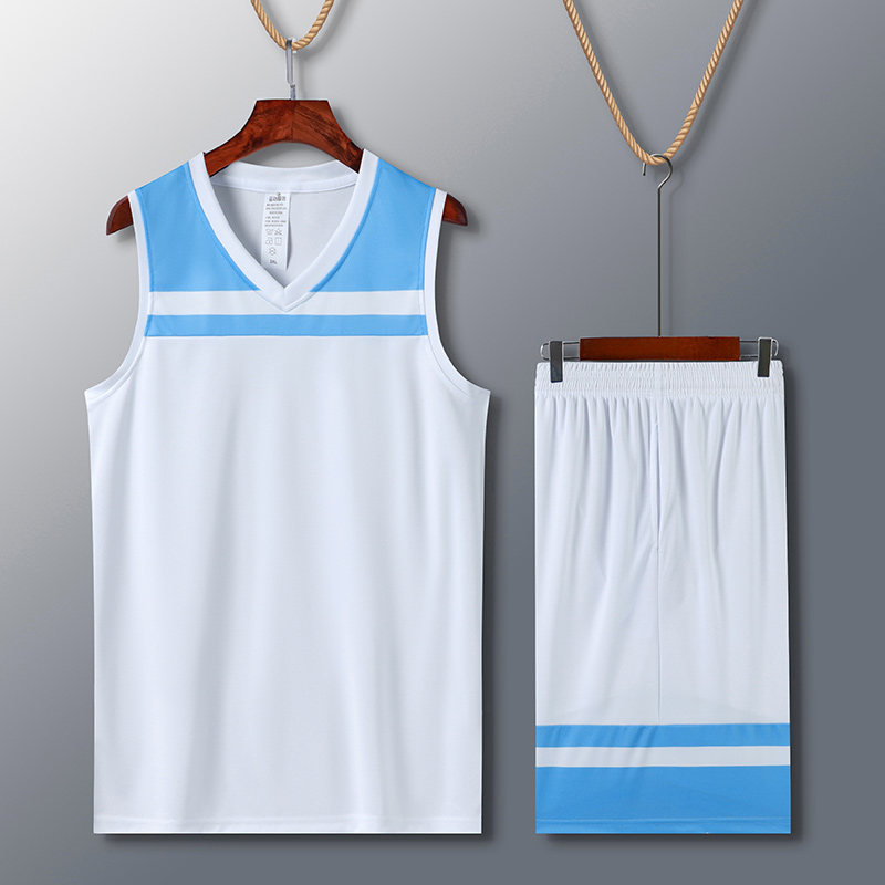 户外休闲运动透气篮球服套装成人49-3098图5