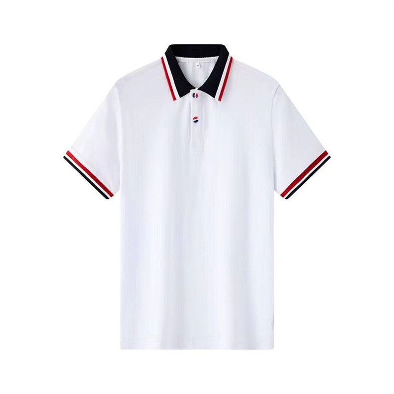 校园风短袖翻领上衣校服T恤G34-0089图3