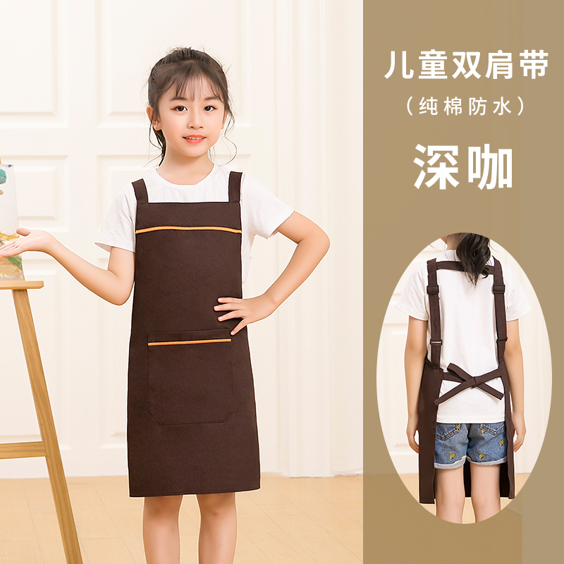 全棉防水儿童围裙U01-C08图7