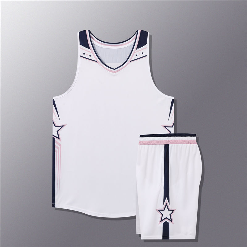 美式提花涤纶篮球服套装176-L065图8