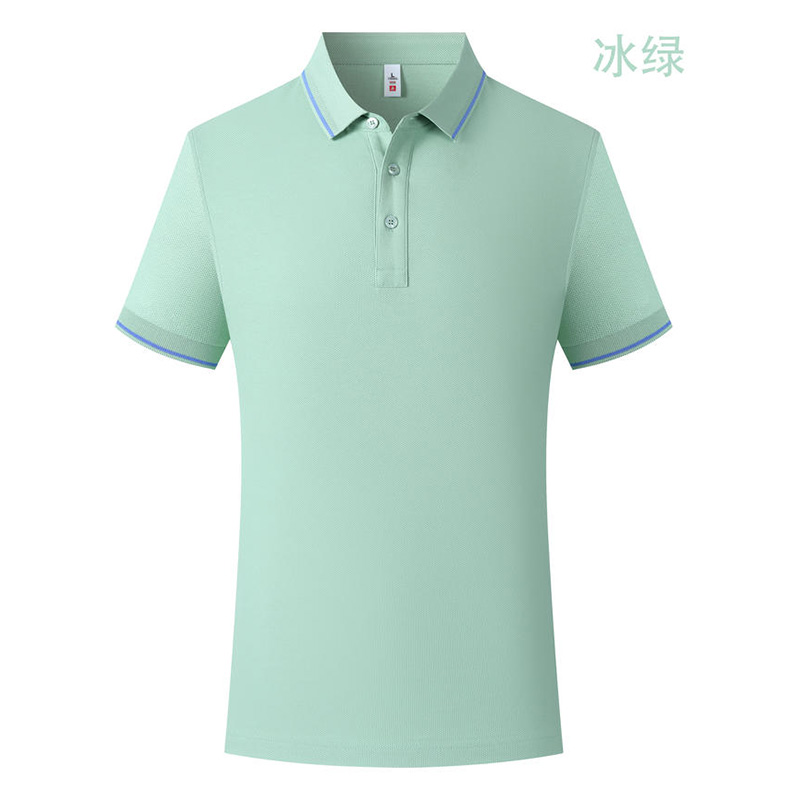 220g六角珠蜂窝千绒棉黑科技5A抗菌短袖翻领polo衫GJ22-C96图4