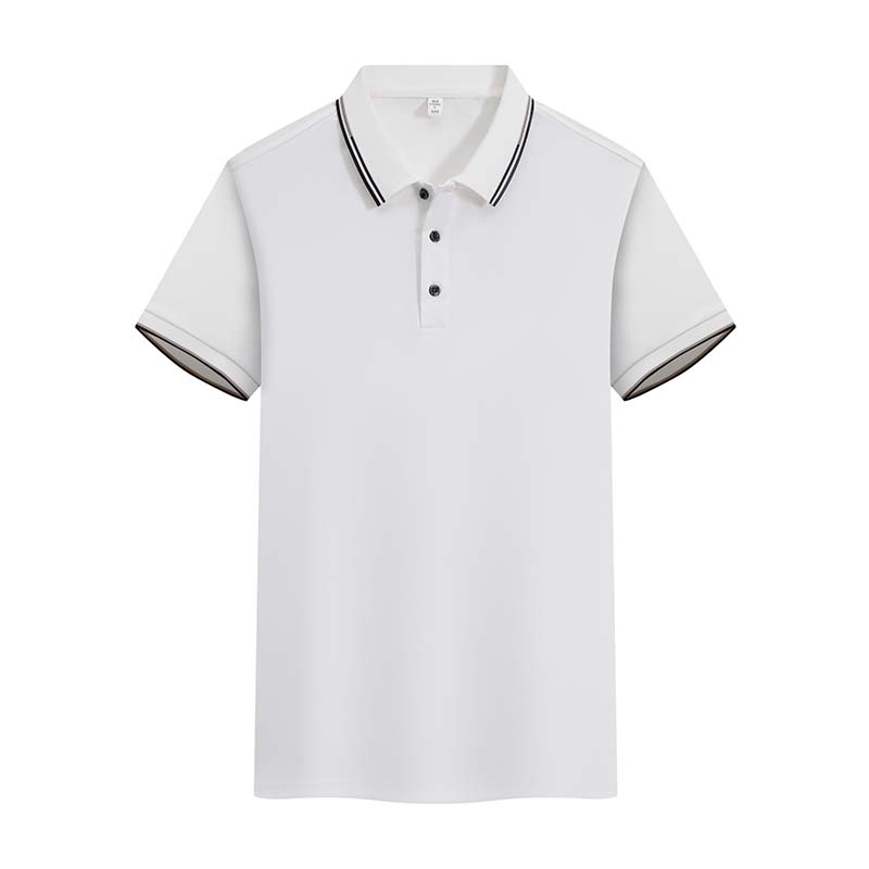 桑蚕丝双条翻领短袖短袖POLO衫H09-D86609图7