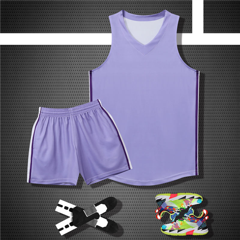 夏季比赛训练干涤速纶篮球服套装YA-8610图4