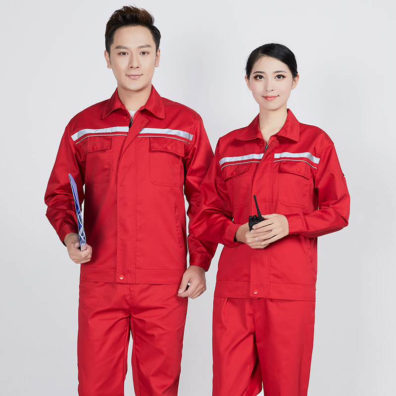 双反防静电双层长袖拉链工装B06-W26上衣图6