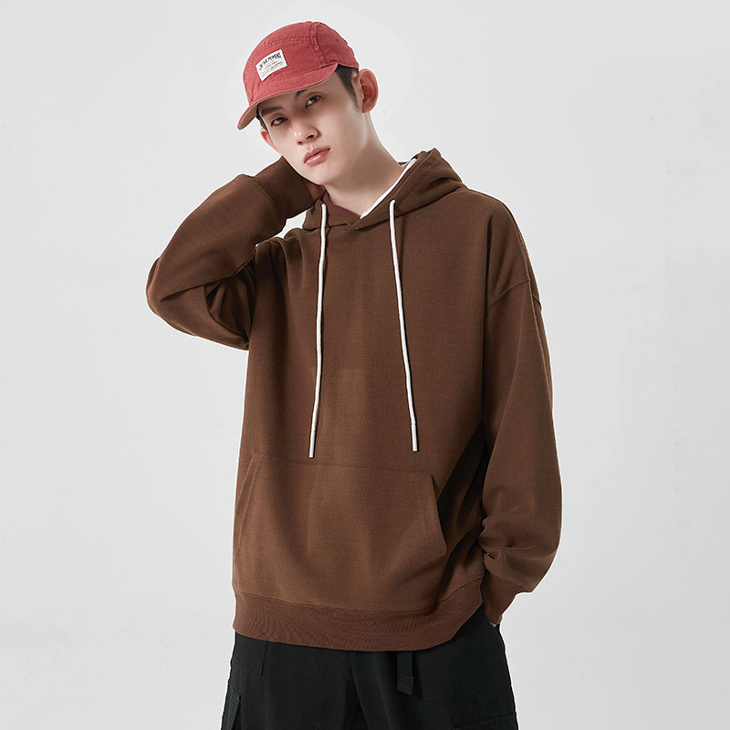 纯色休闲带帽套头卫衣KD3-177-WY-W110图6