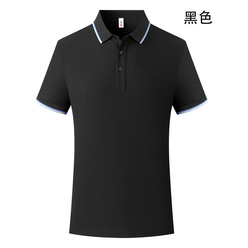 220克六角珠蜂窝千绒棉黑科技5A抗菌短袖翻领polo衫GJ22-C95图5