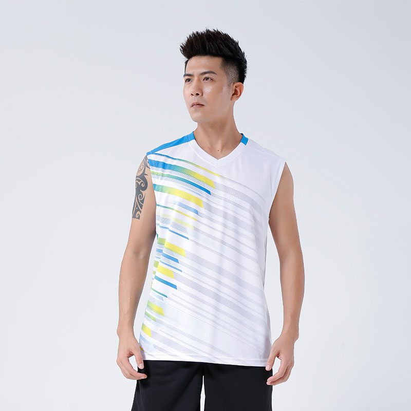 排球比赛无袖训练服上衣男款176-825图2
