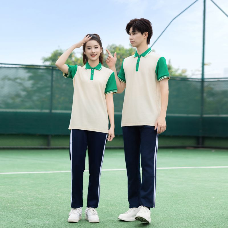 珠地学院风校服套装KH2-758图2