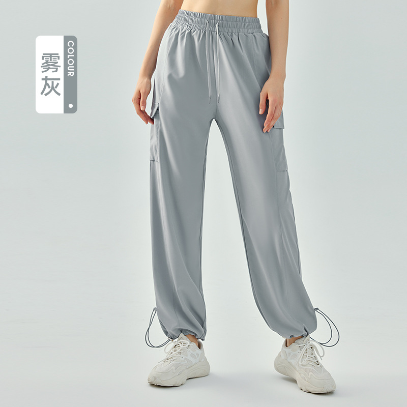 120g高腰宽松抽绳运动裤女Z07-DSP620图2