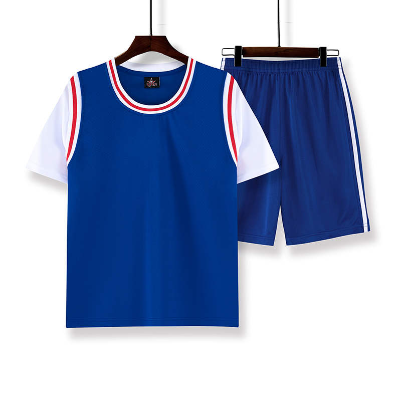 透气舒适儿童篮球服套装GB12-B36童装图2
