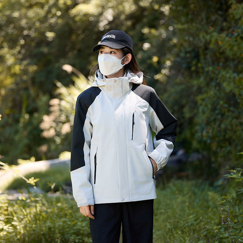 情侣款户外防污防泼水三合一冲锋衣KI3-88566女款（部分颜色男女通款）图5