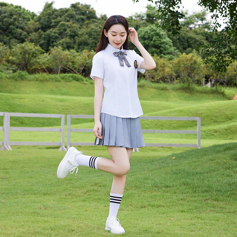 校园学生大合唱诗歌朗诵演出服两件套套装H23-013两件套套装图5