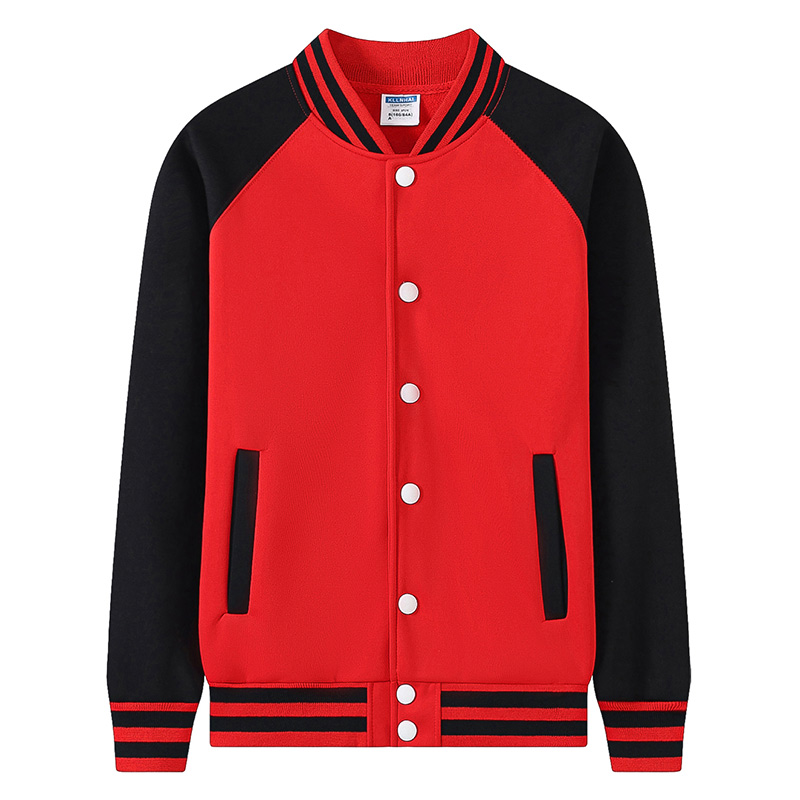 户外运动加绒复合摇粒绒棒球服外套通款W02-722图6