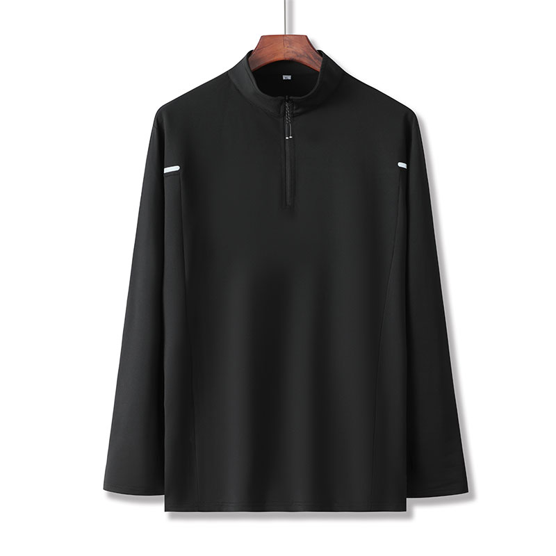 运动速干纯色长袖训练服GB11-A8图2