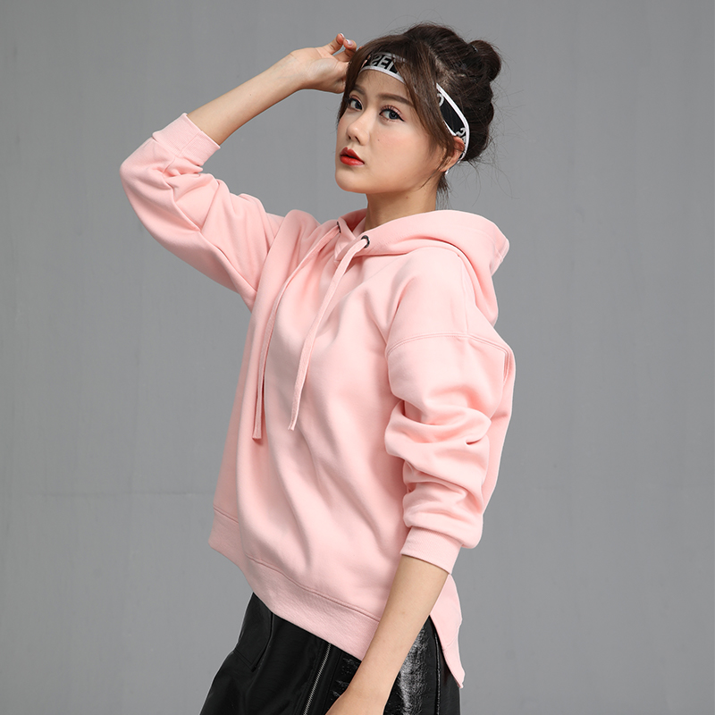 380G复合绒潮流百搭带帽卫衣女款L06-206图4