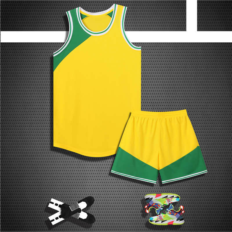 拼色比赛速干篮球服套装YA-8615图6