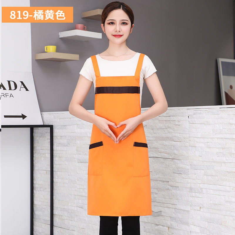 工装呢防污H背带挂肩围裙HD1-819图5