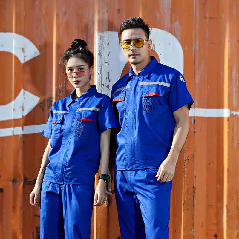 网格防静电工作服套装H29-6247图3