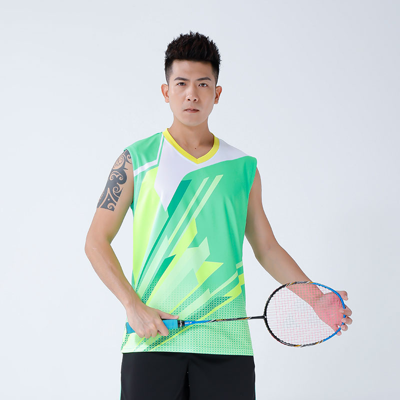 青春活力速干无袖排球服上衣男款176-P813图3