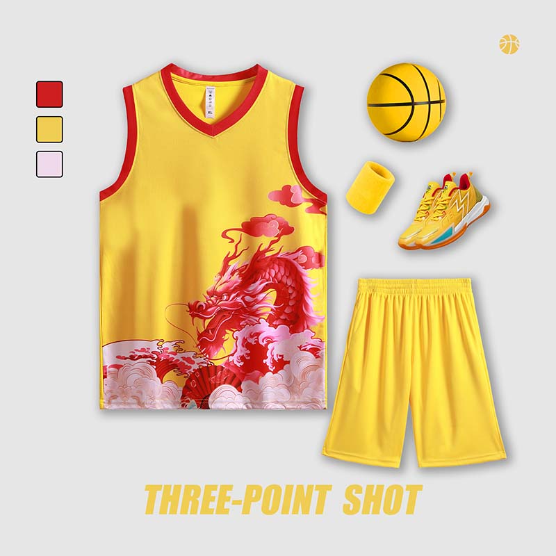 龙舟背心篮球运动服套装GB12-A035图5