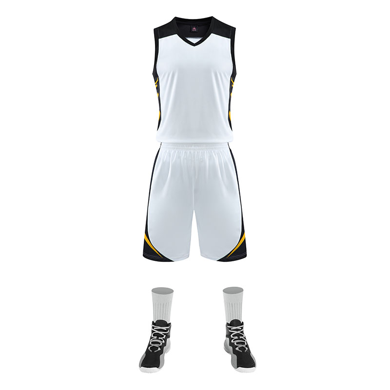 运动撞色篮球服套装GLT-2018图4