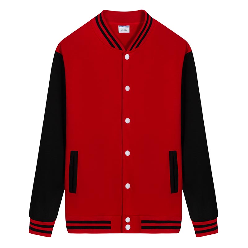 460g美式健康棉纽扣棒球服W01-712图2