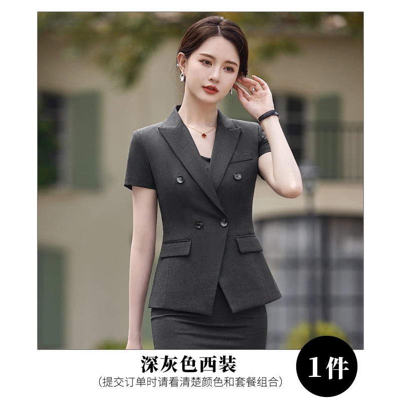 商务通勤修身西装外套114-3021图2