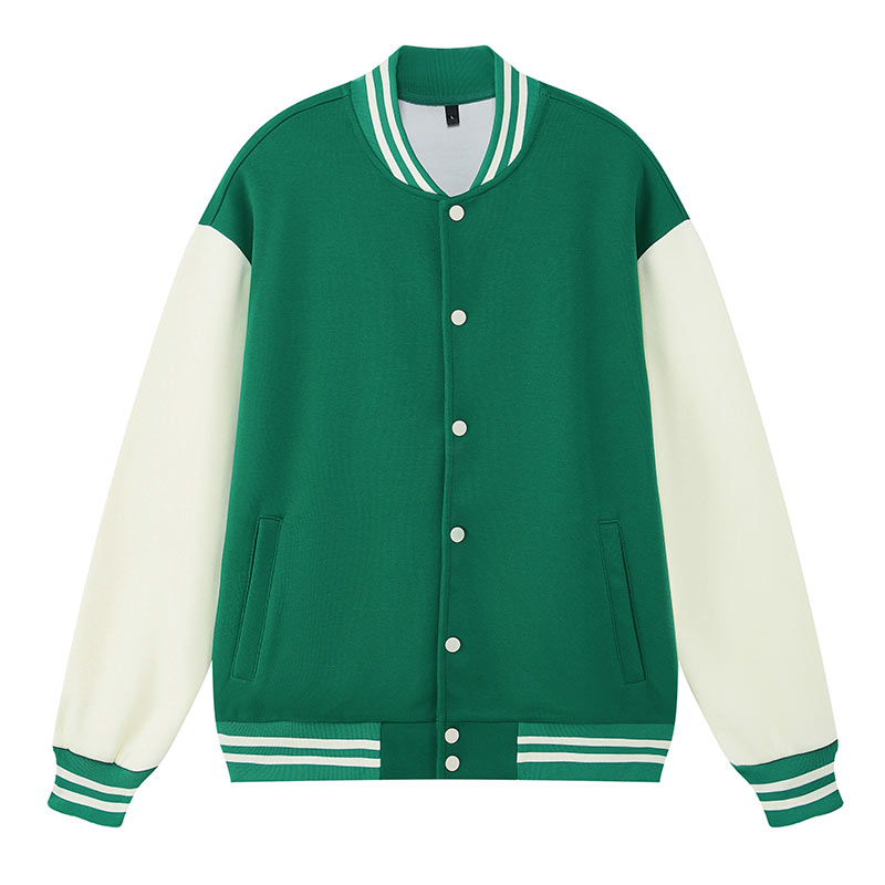 330g间色落肩缤纷棉棒球服外套GJ46-5170图5
