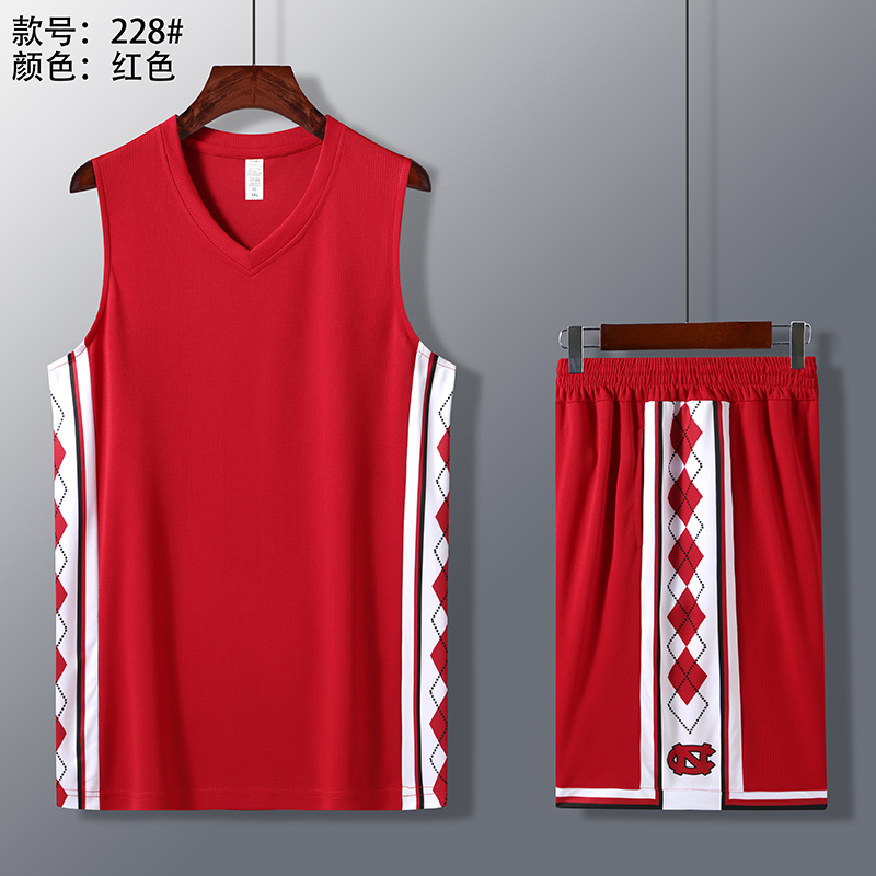 团队服比赛透气速干套装篮球服GY1-228成人图8