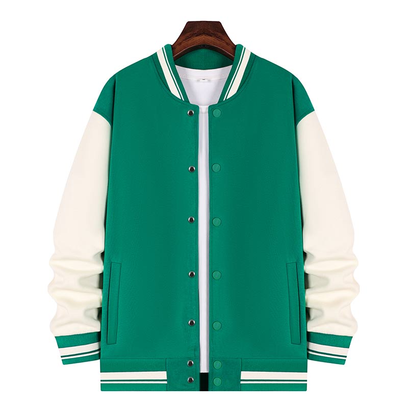 500g银狐绒厚款棒球服W02-9936图5
