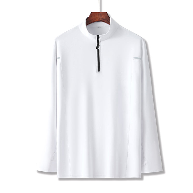 运动速干纯色长袖训练服GB11-A8图4