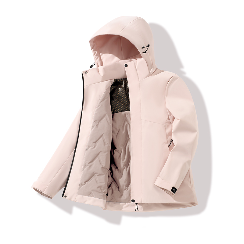 轻户外情侣款简约纯色保暖棉衣棉服KD2-25629图6