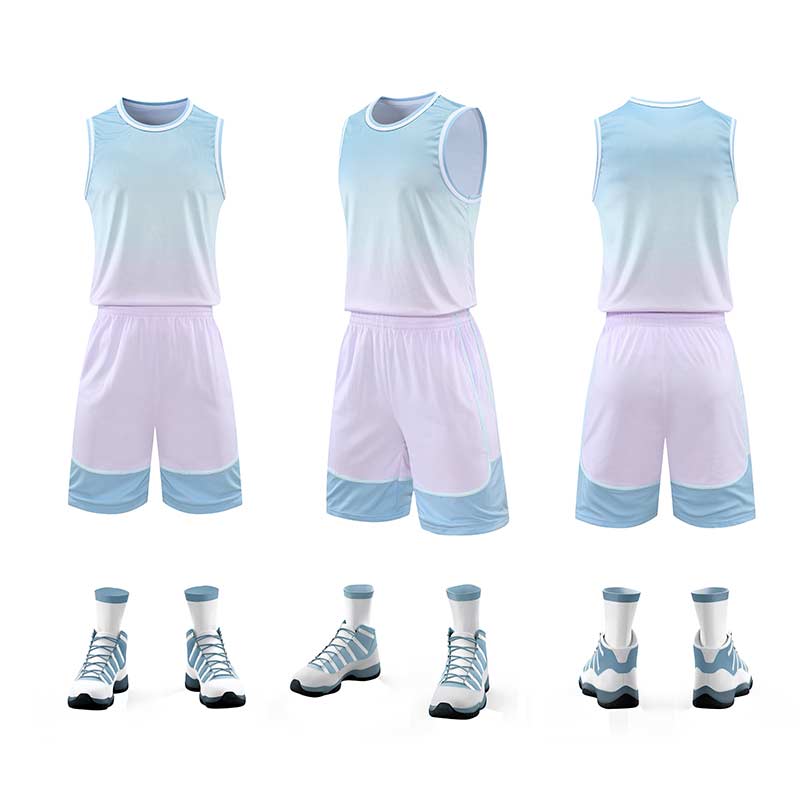 渐变色系篮球服运动服套装GM6-PT021（隔天提货））图4