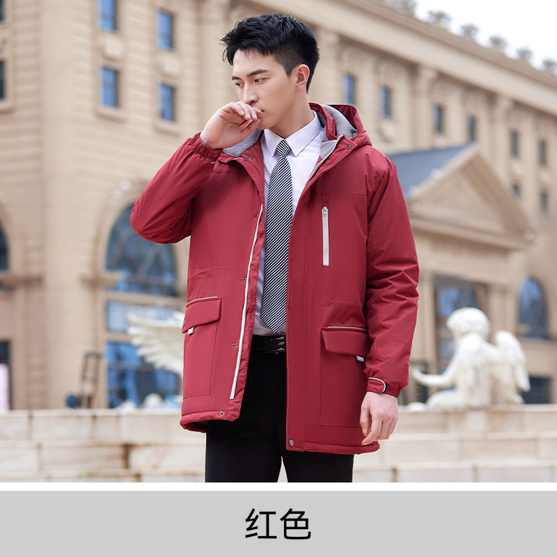 秋冬保暖带帽大口袋棉服男款DY7-2289A男款图3