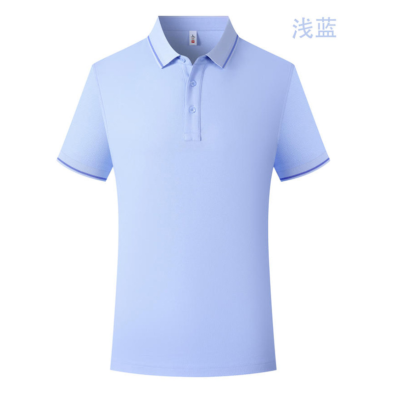220g六角珠蜂窝千绒棉黑科技5A抗菌短袖翻领polo衫GJ22-C96图10