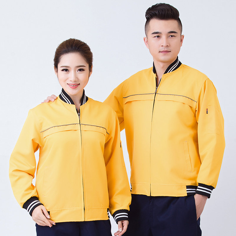 春秋棒球服款工作服套装H30-H042图5