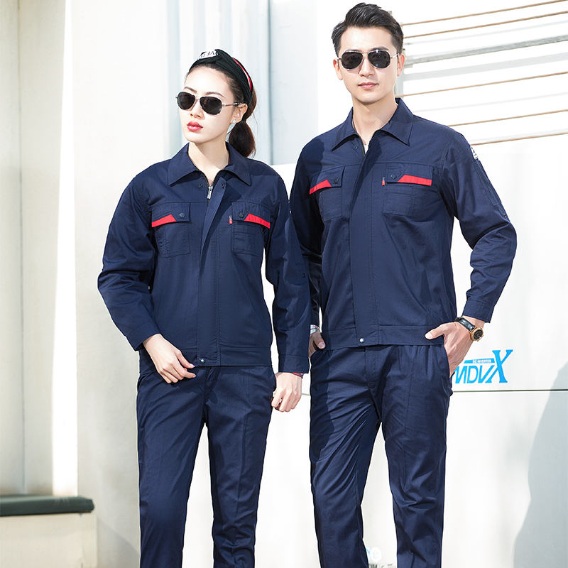 全工艺涤棉防静电细斜纹工装套装B06-SL202-SL203防静电图2