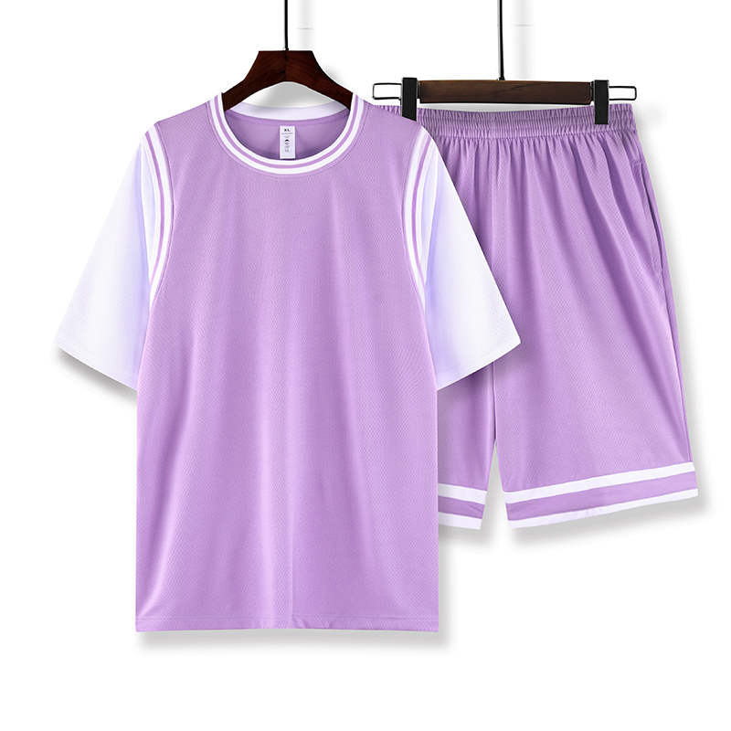 速干运动假两件篮球服套装GB12-A33图8
